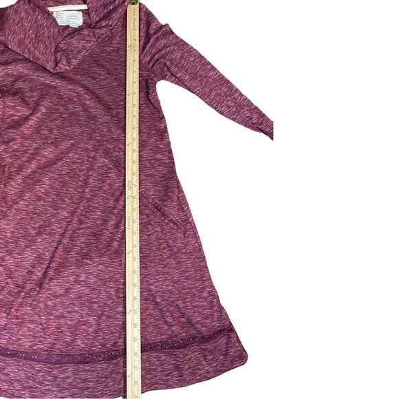 Anthropologie Saturday Sunday Purple Cowl Neck Swing Dress Size S - Picture 10 of 10